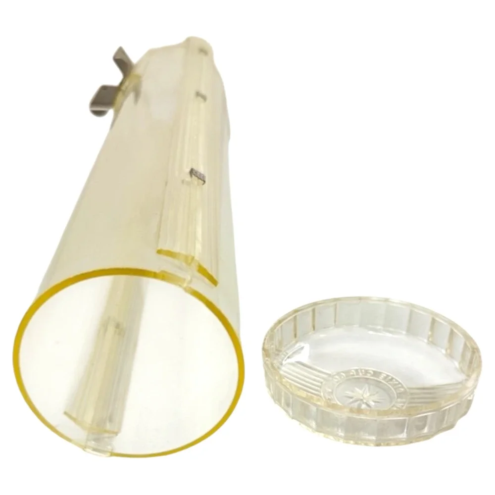 Vintage Dixie Cups Dispenser Wall Mount Acrylic Tube for 44 37 Clear 18.5